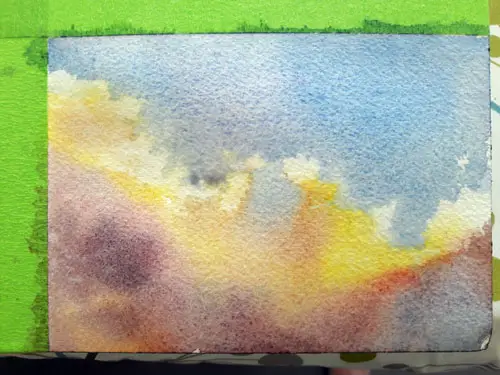 How To Paint Stunning Skies In Watercolour Simple Clouds
