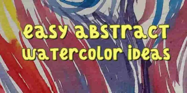 Easy Abstract Watercolour Painting Ideas Solving Watercolour